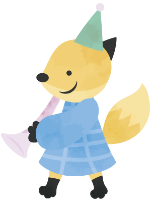 きつねのイラスト